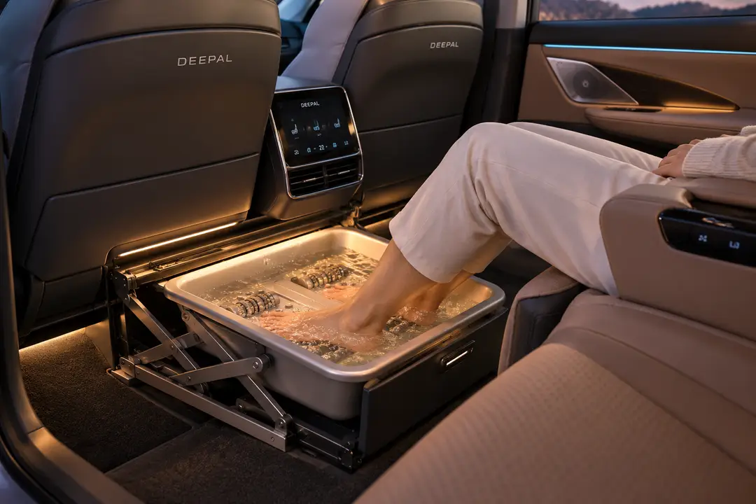 Luxe voetspa in een Deepal-interieur