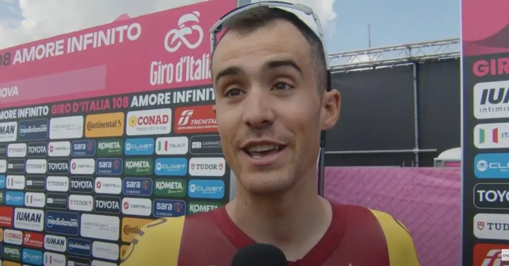 Sergio Samitier, en el Giro de Italia 2025