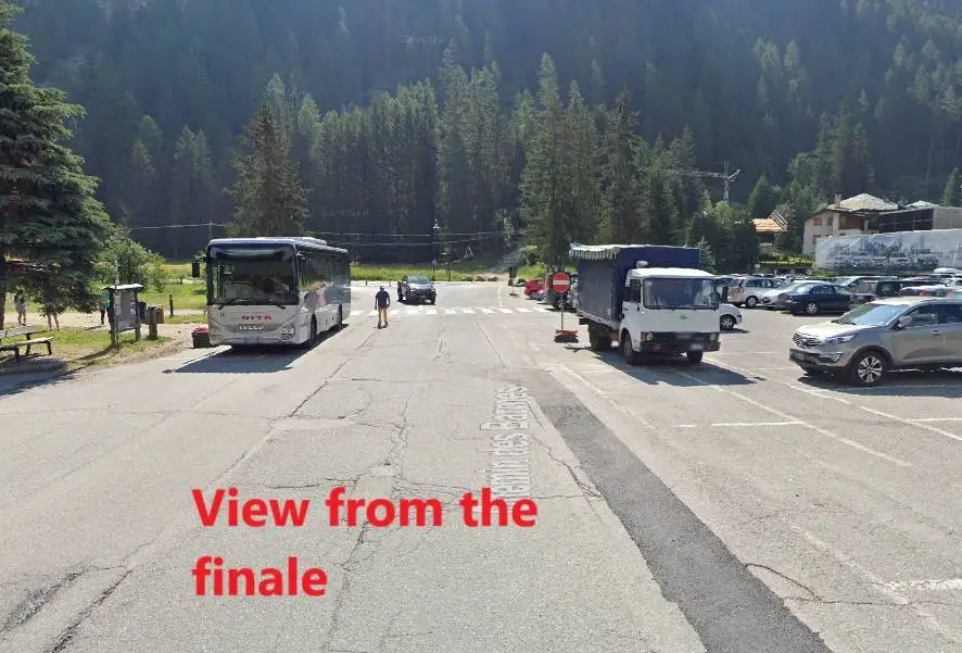 Vista del final de la etapa 19