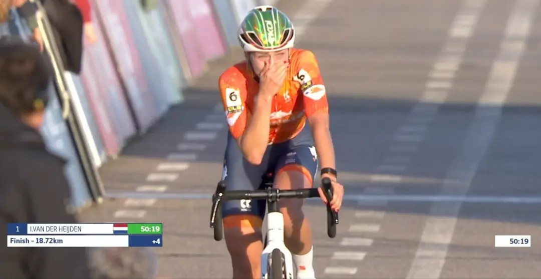 Inge van der Heijden, campeona de Europa de ciclocross 2025