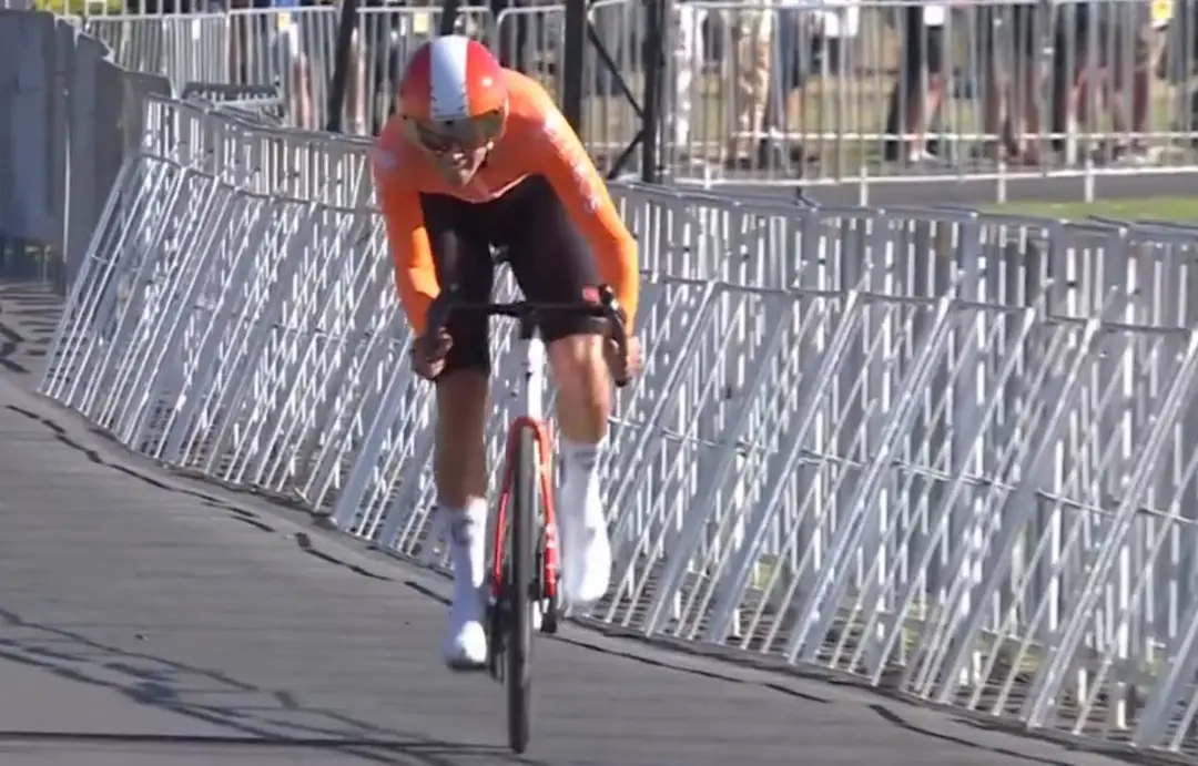 Samuel Watson, en el prólogo del Tour Down Under 2026