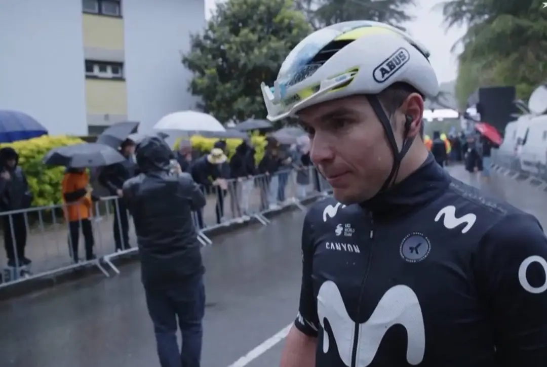 Raúl García Pierna, en la Itzulia 2026.