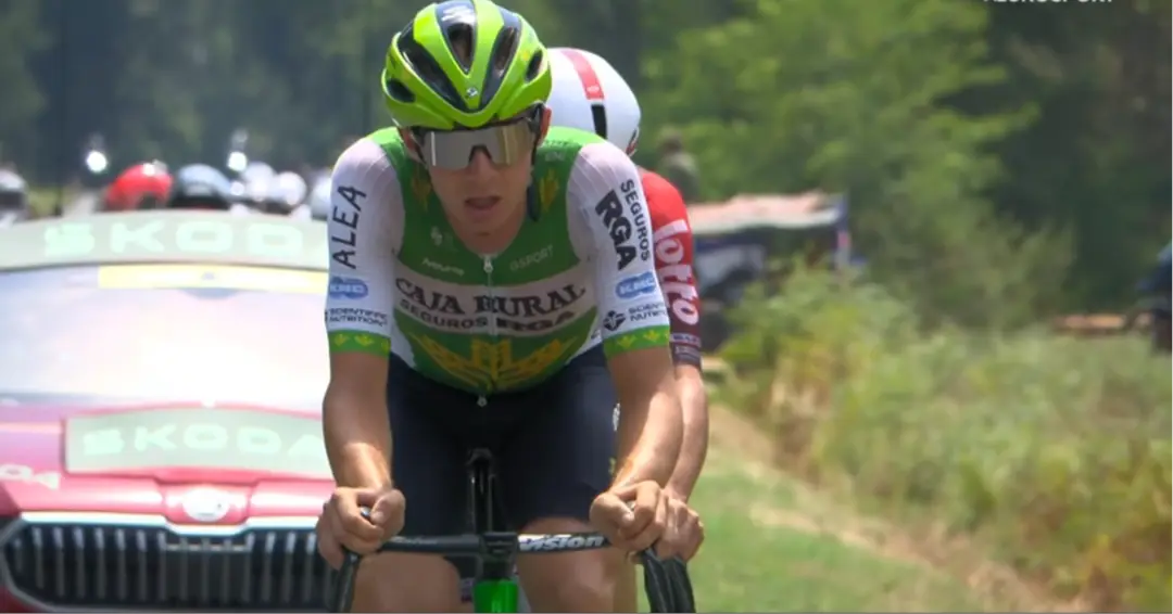 Jakob Otruba y Baptiste Veistroffer, los dos grandes protagonistas de la etapa 7 del Tour de Francia