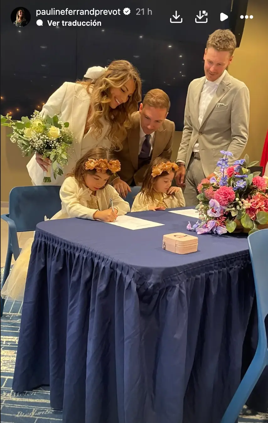 Ferrand-Prevot y Van Baarle firman su unión © Instagram PFP