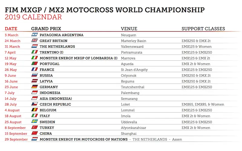 calendario mxgp