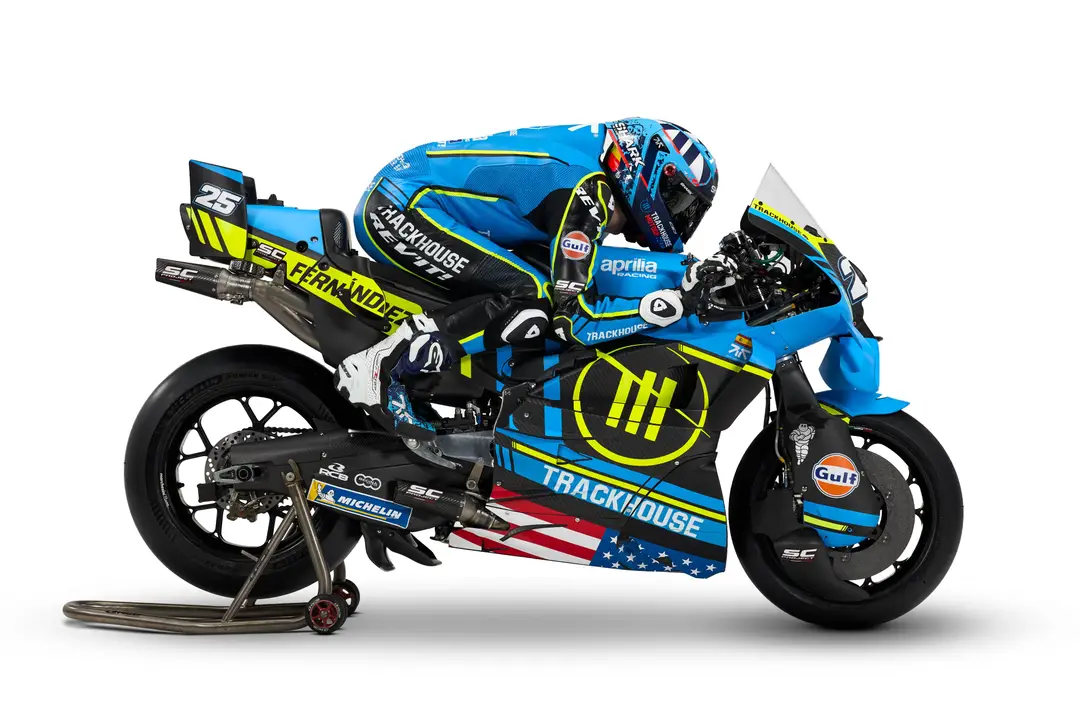 Raul Fernandez with the "Trackhouse livery"
