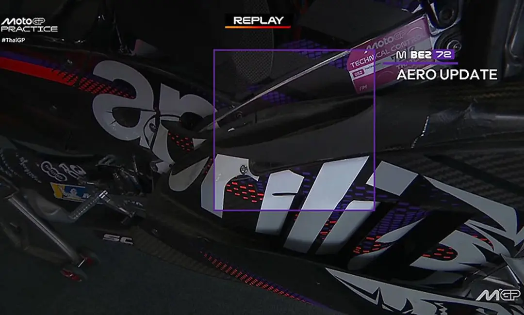 Front fairing with additional air intakes visible