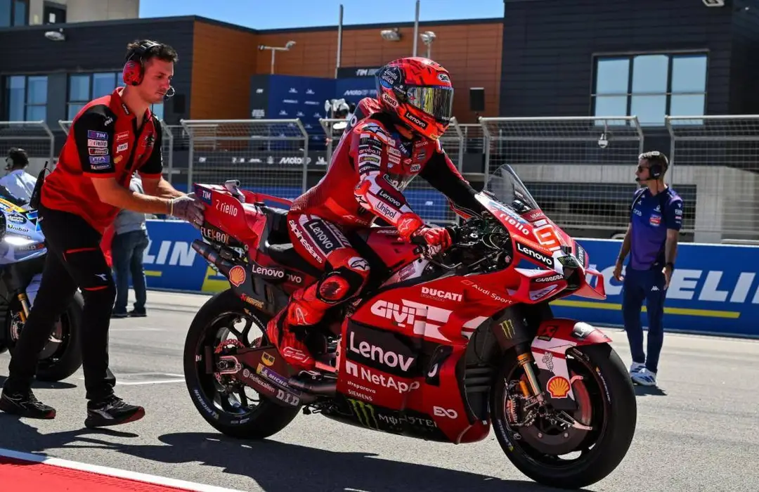 Marc Marquez sulla Ducati GP26