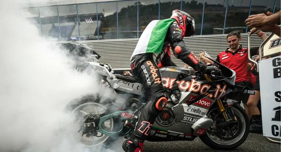 Nicolò Bulega, 26 anni, ha chiuso così l'avventura in Superbike