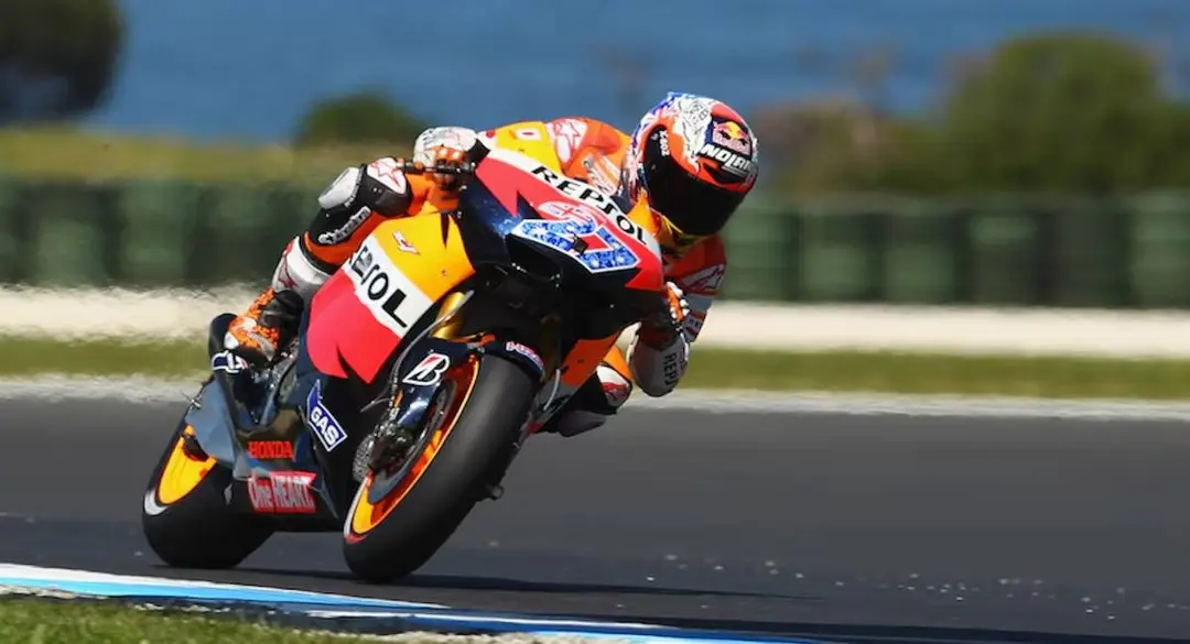 MotoGP: Casey Stoner nel 2011 a Phillip Island