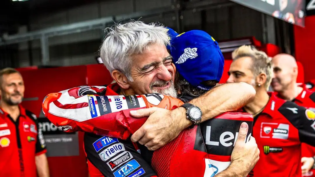 Gigi Dall'Igna e Marc Marquez