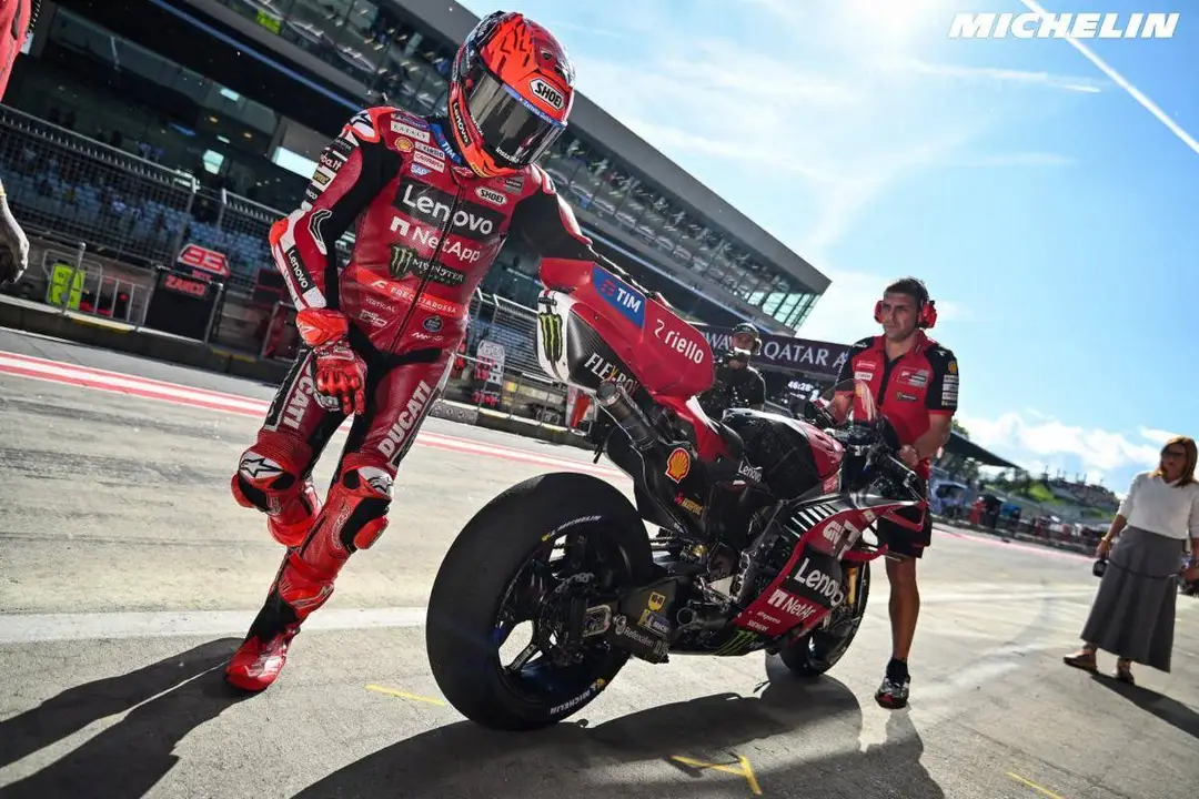 Marc Marquez e la Ducati Desmosedici