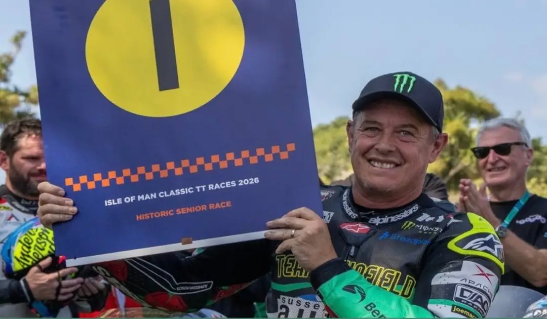John McGuinness: quest'anno ha vinto il Senior Classic TT