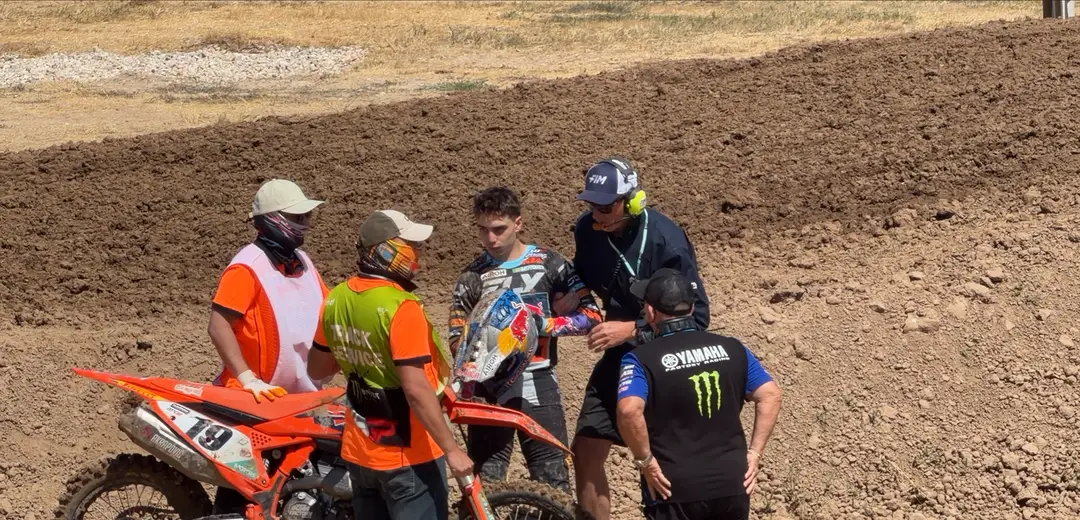 Sacha Coenen crashes hard at MXGP Turkey 2026