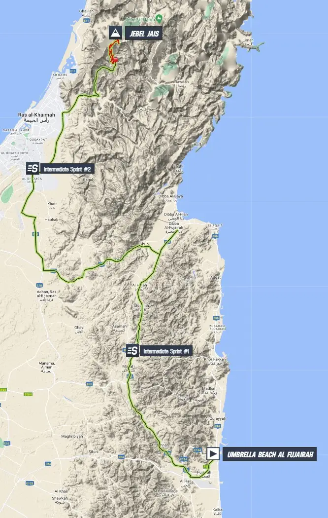 UAE Tour 2023 stage 3