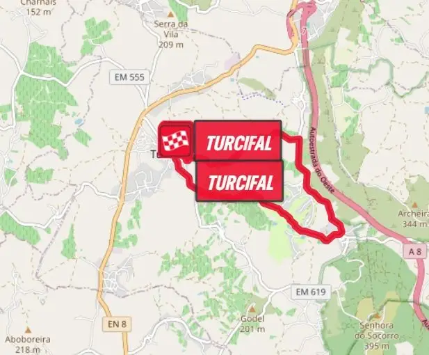Mapa Percurso do Prólogo