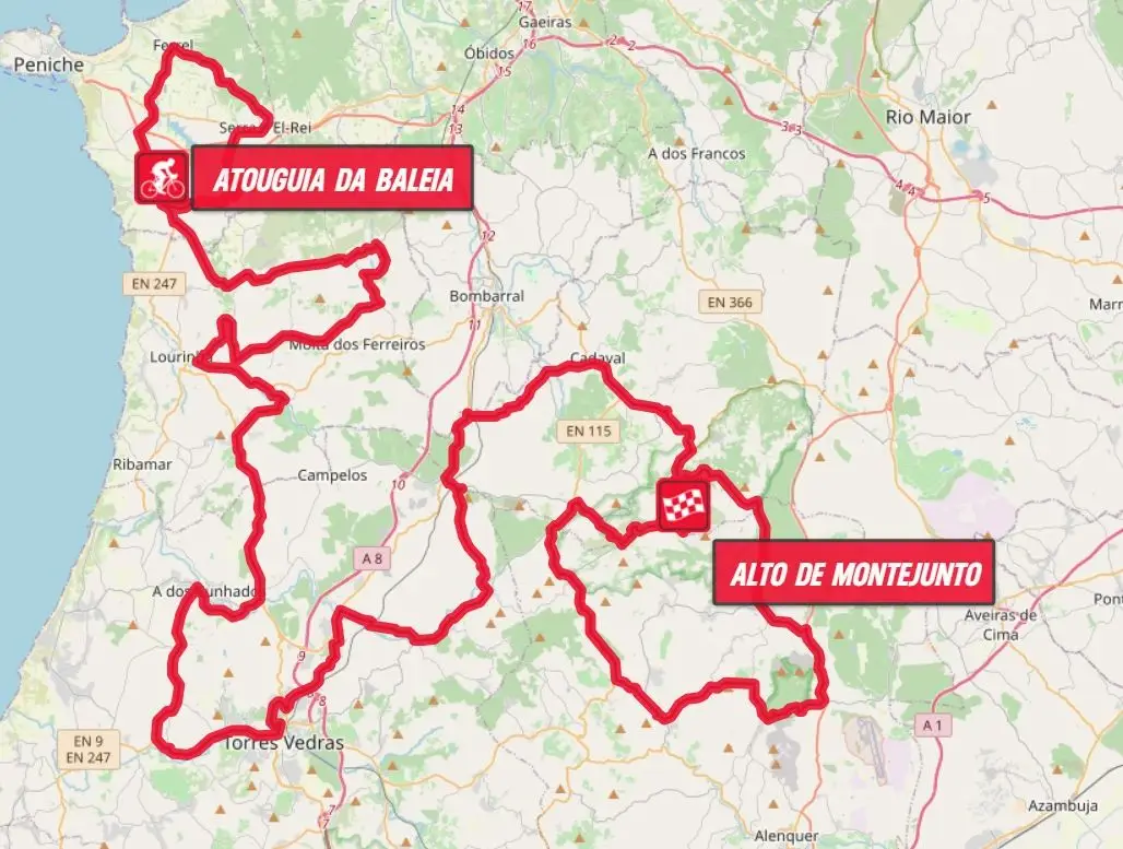 Mapa do Percurso da 3ª Etapa