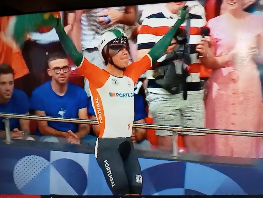 Iuri Leitão, 2º Classificado no Omnium em Paris 2024.