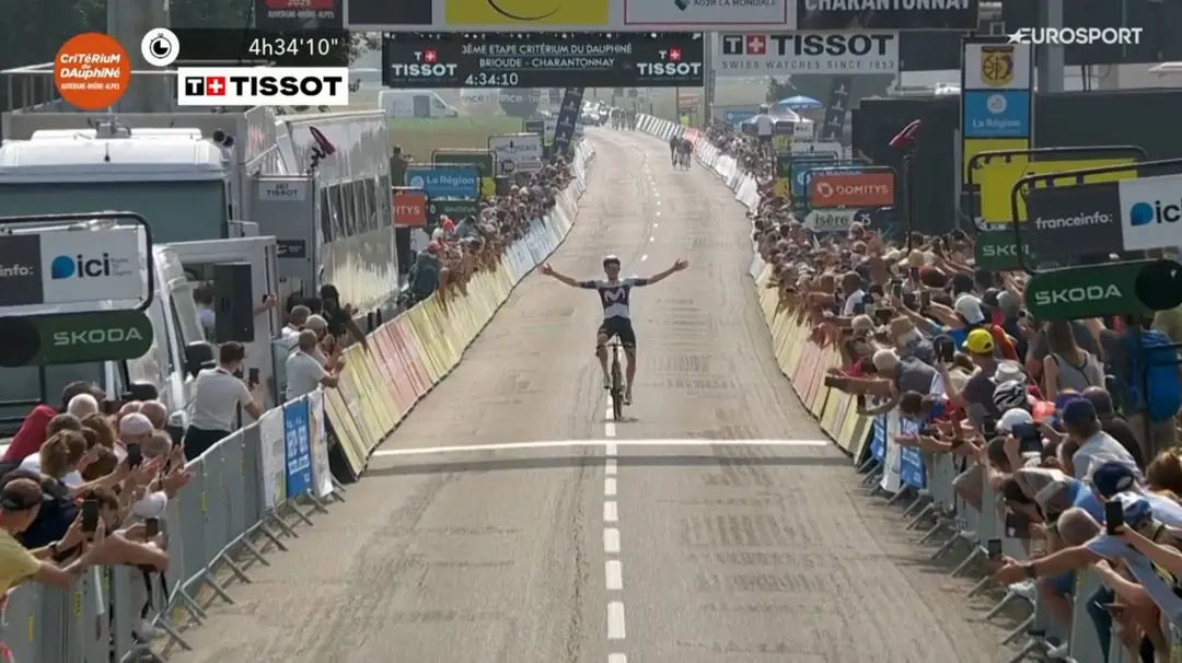 Iván Romeo vence a 3ª etapa do Critérium du Dauphiné 2025