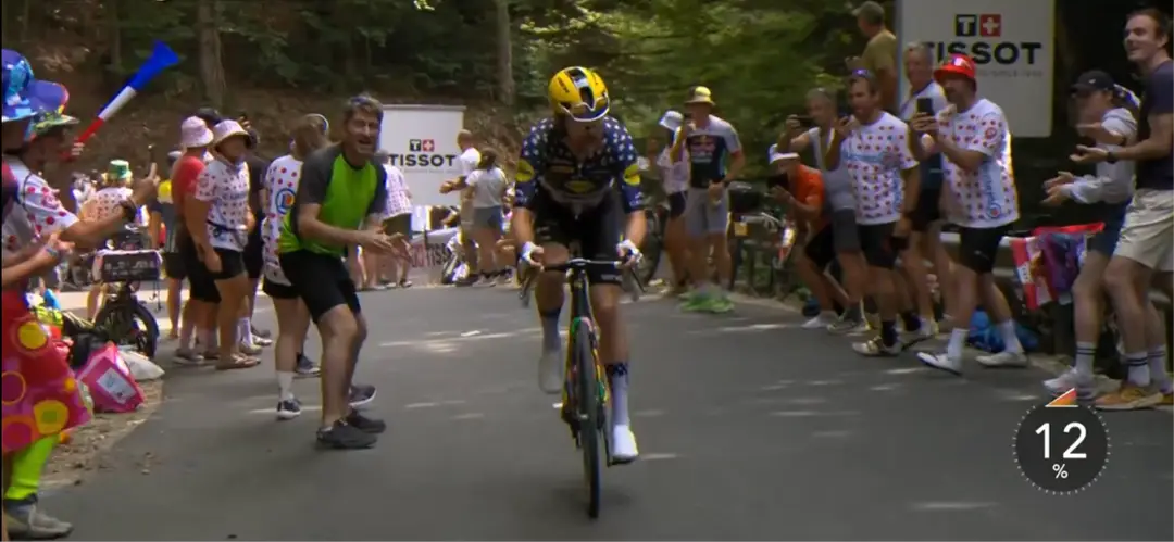Quinn Simmons was once again at the heart of the day's breakaway, adding excitement and attacking flair to the race.