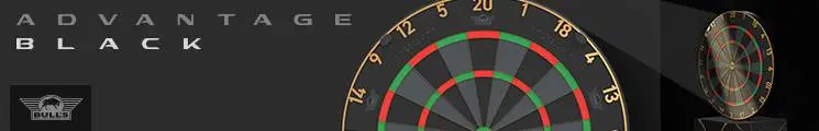 Bull's Advantage black Dartboard