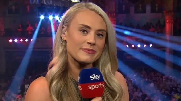 Sky Sports-Moderatorin Emma Paton wurde zum heimlichen Star des Abends