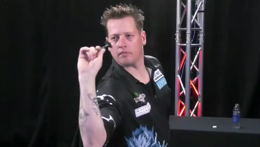 Robbie Knops in actie op het Players Championship