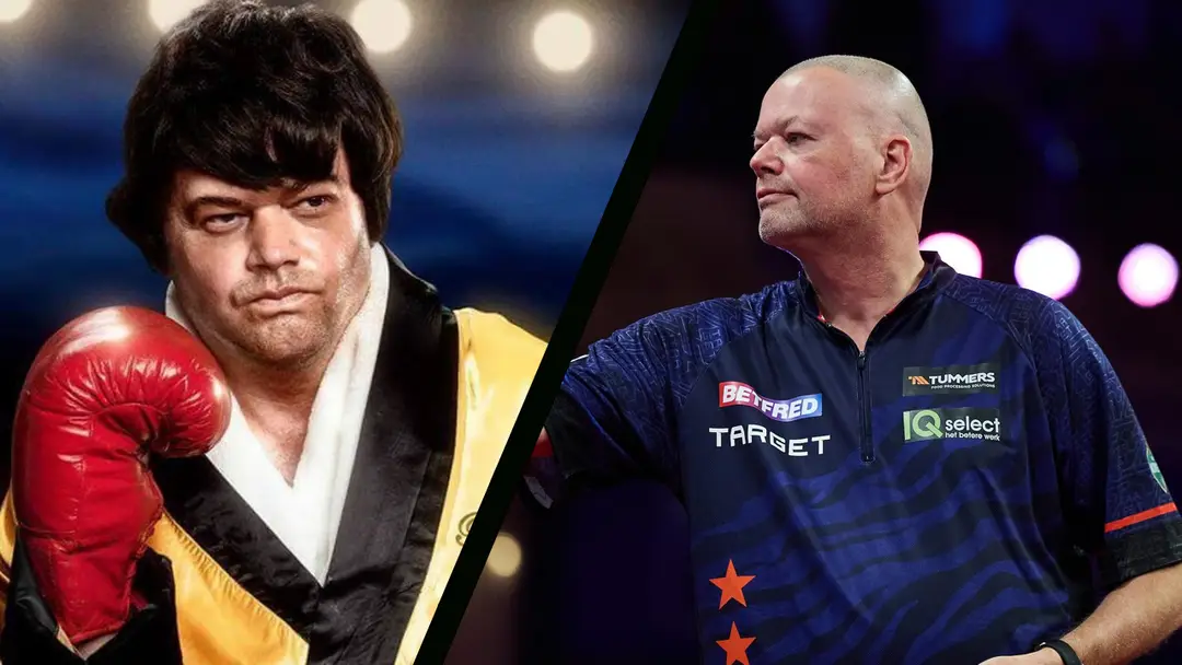 Raymond van Barneveld kreeg de lachers op zijn hand