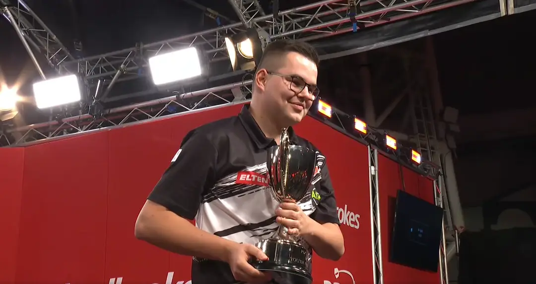 Gian van Veen won dit jaar het EK Darts