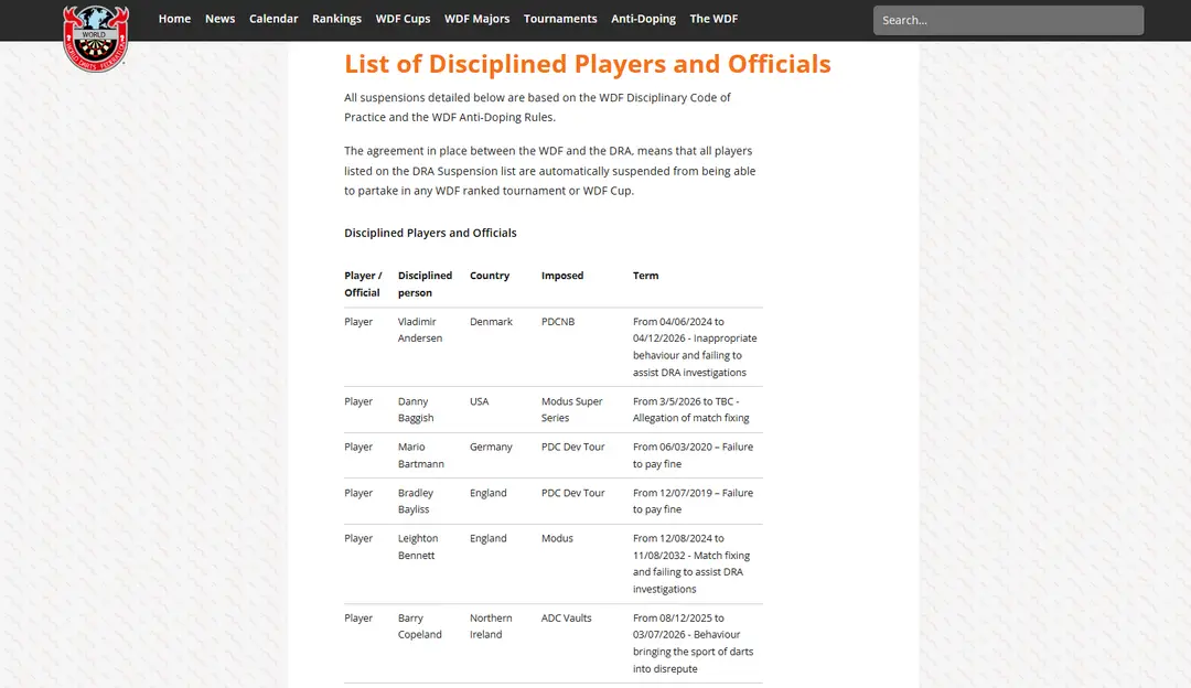 WDF website