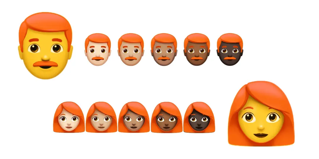 redhead option 1 emoji emojipedia
