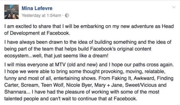 <em>Mina Lefevre op Facebook<\/em>