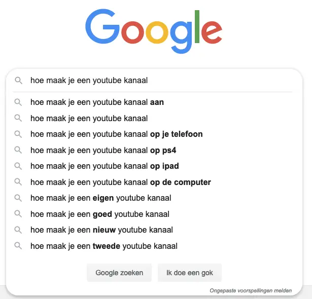 <i>Google suggest</i>