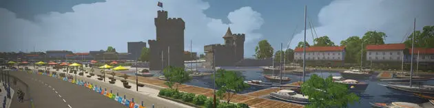Afsprinten in La Rochelle