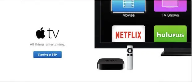 De prijs op de Apple.com is al aangepast van de Apple TV.