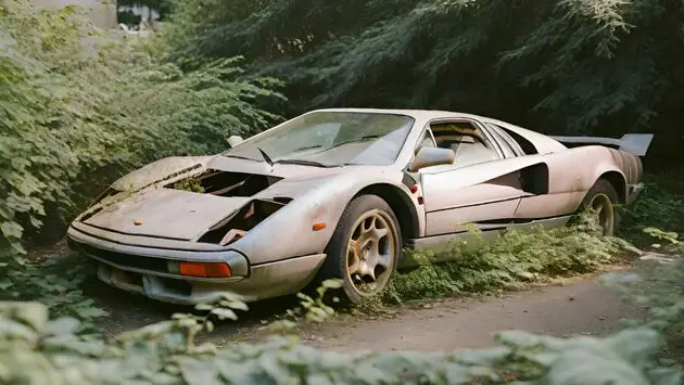 Oude supercar