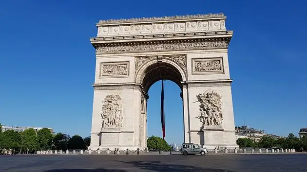 L`Arc de Triomphe Parijs