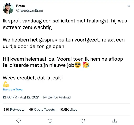 sollicitatie