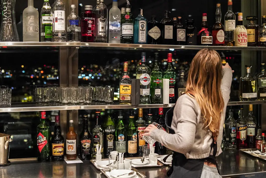 a bar in zurich