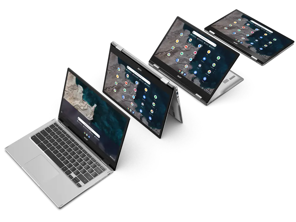 acer chromebook spin 513 cp513 1h 1hl backlit silver special angle 3d render 03 e1617971061700