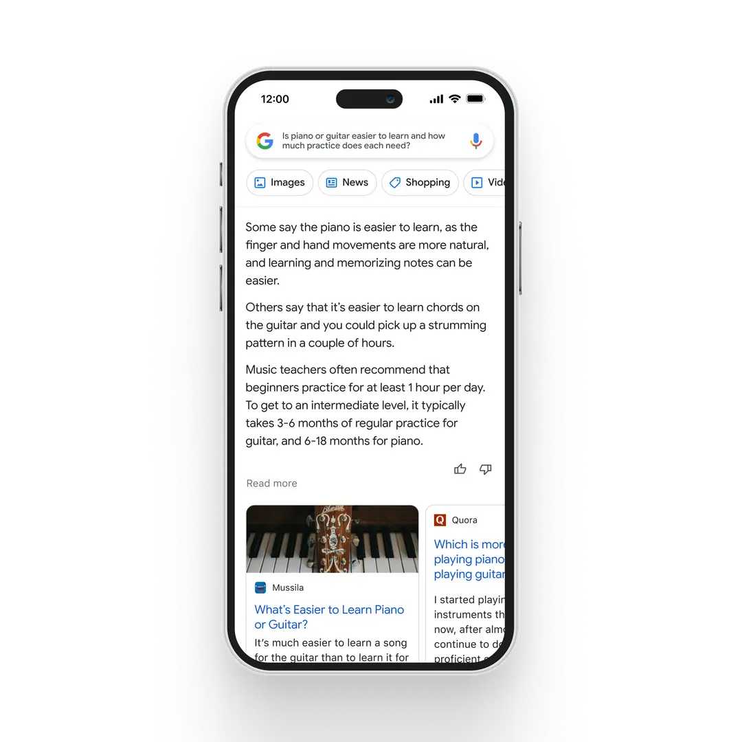ai features in search