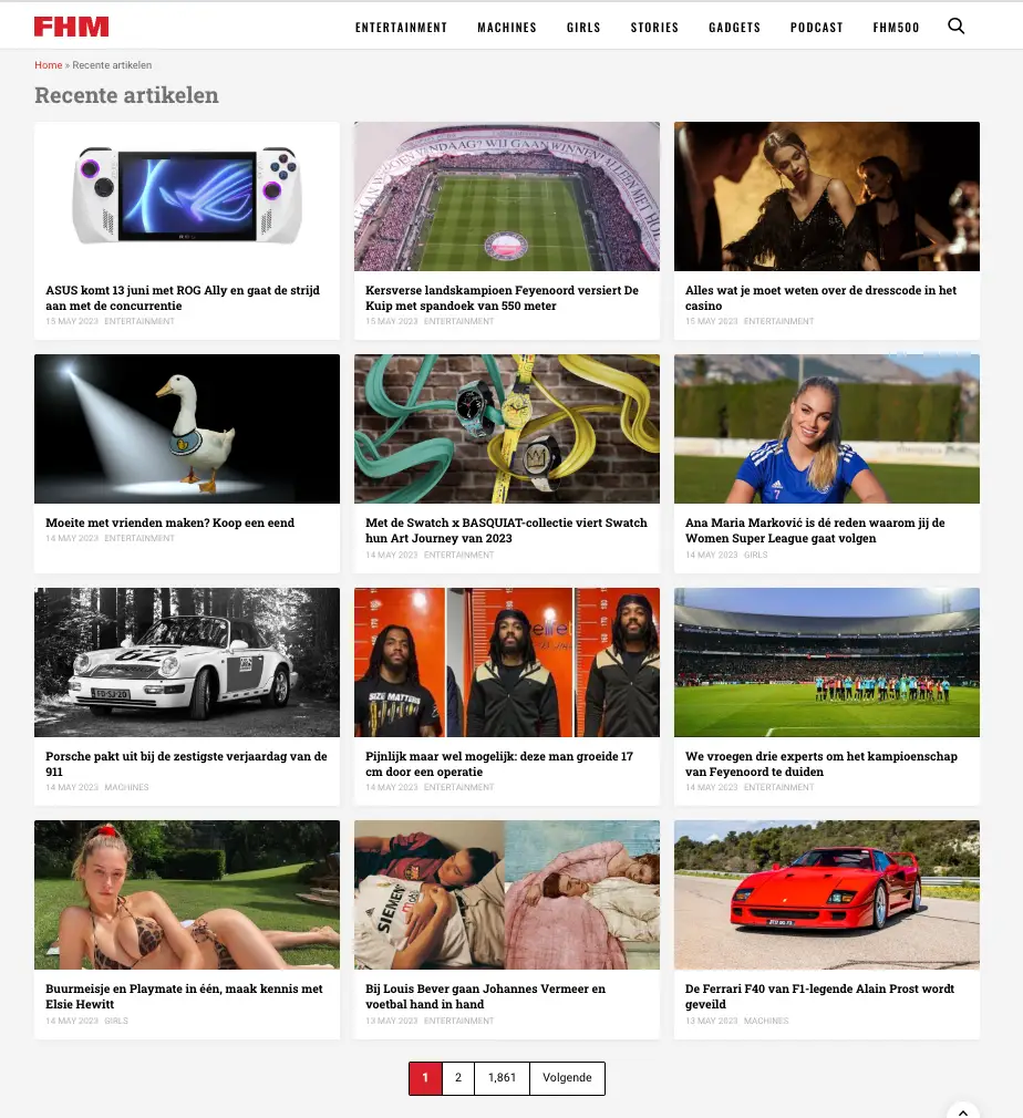 artikel instagram feed post over jou of je bedrijf op fhmnl
