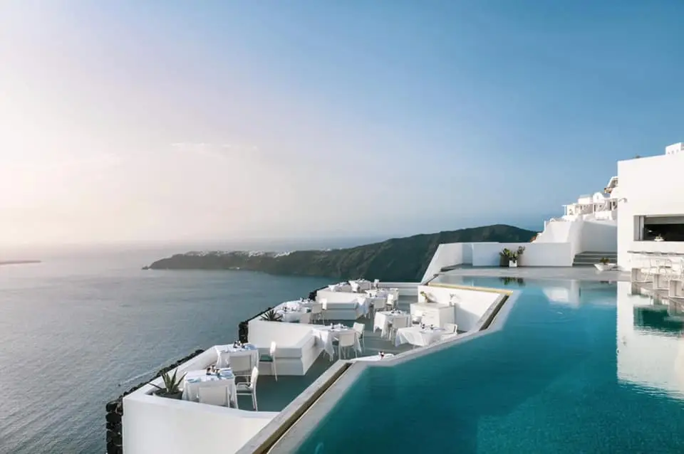 auberge grace hotel santorini infinity pool