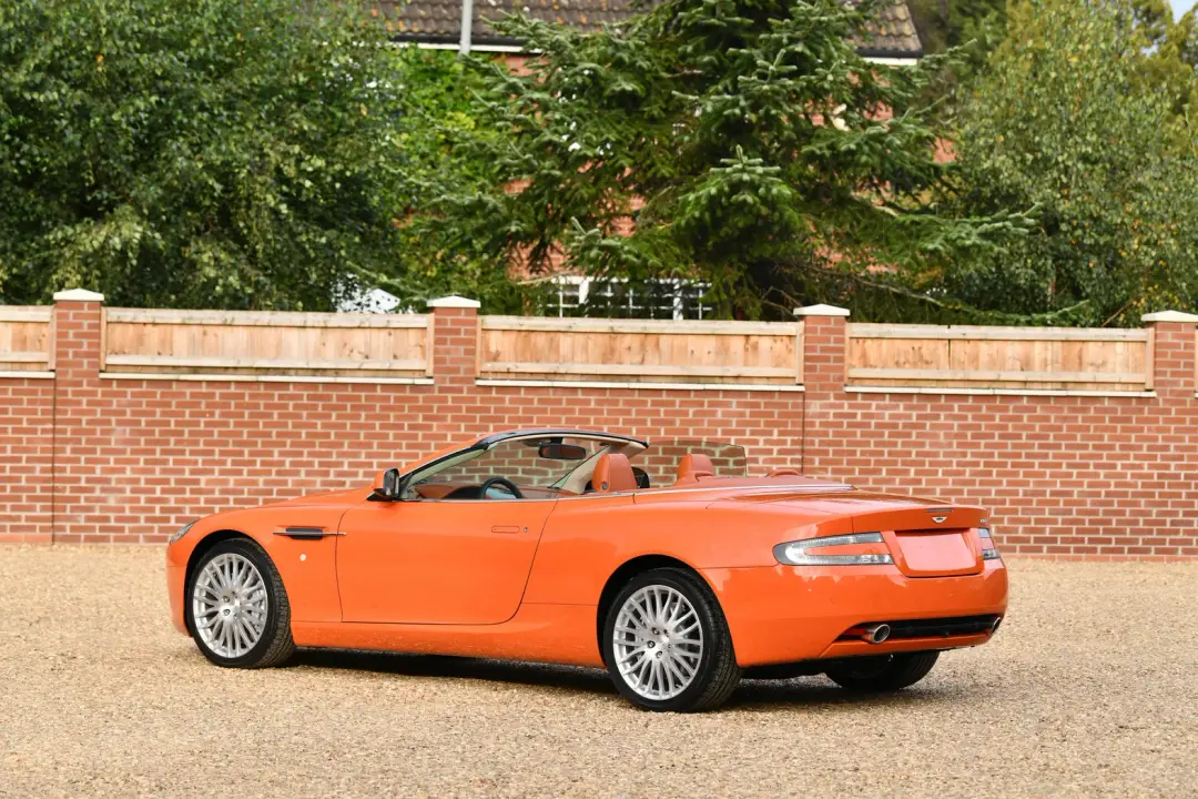 bonhams orange collection 2011 aston martin db9 volante