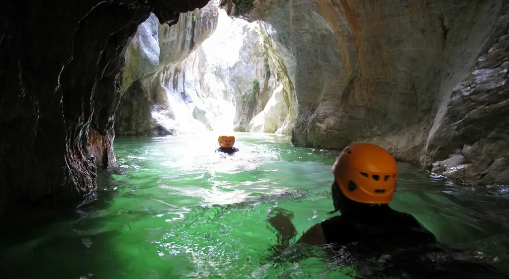 canyoning spanje