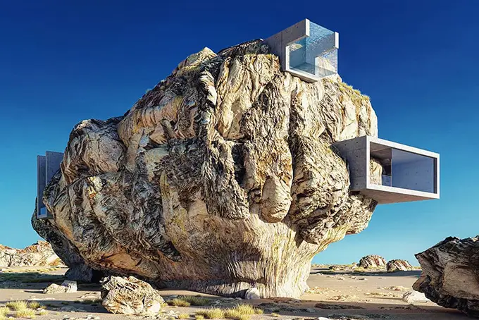 house inside a rock by amey kandalgaonkar 2