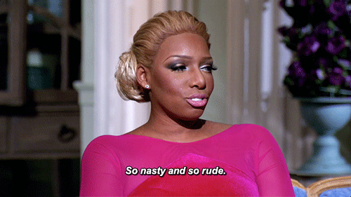 nasty rude