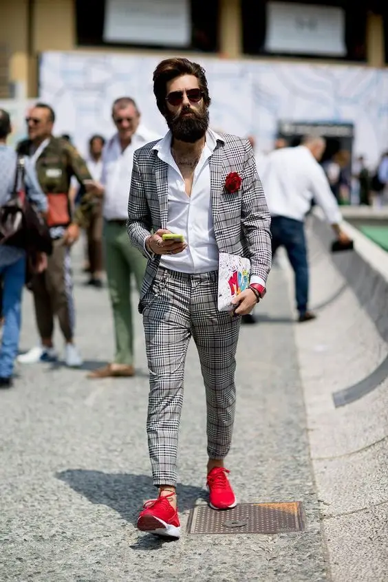 o retorno do xadrez 45 looks com a calca quadriculada