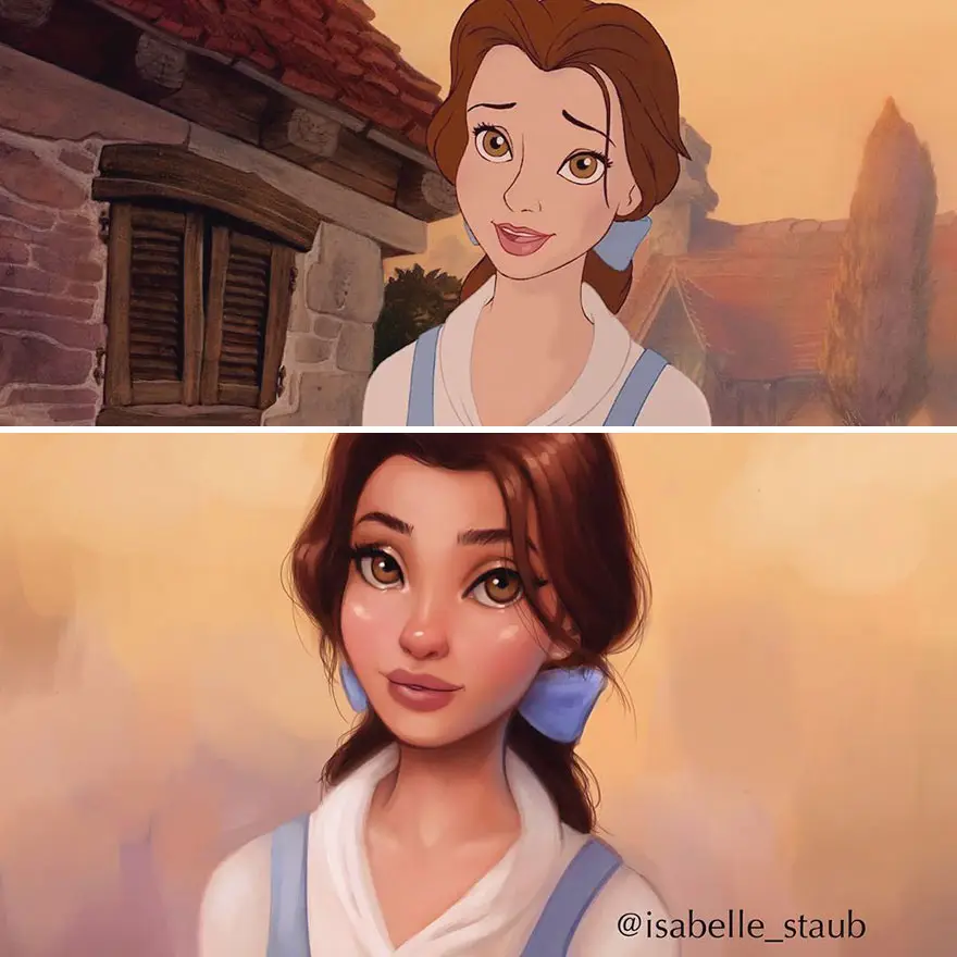 repainted disney princesses isabelle staub 7 58f5b5002413f 880