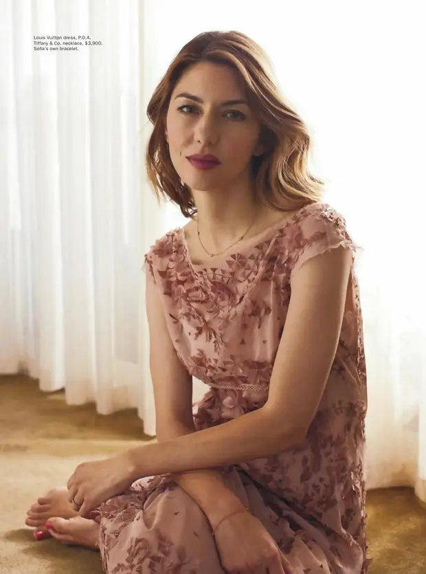 sofia coppola pink louis vuitton dress vogue australia